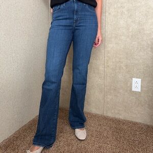Levi's Dark Blue Boot Cut Jeans for Women